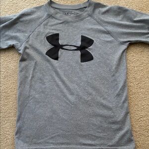 Under Armour Heather Gray Crewneck Top size small Minecraft